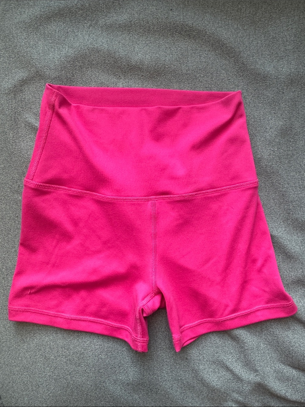 Gilly Hicks Bright Pink High-Rise Bike Shorts